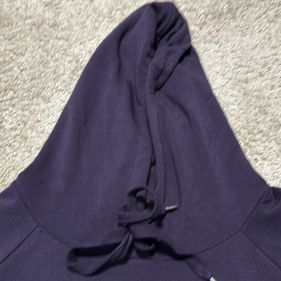J Jill Fit Purple Hooded Dress XL Super Soft Stretch Active - Picture 2 of 7